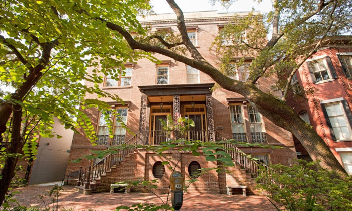 The exterior of the house